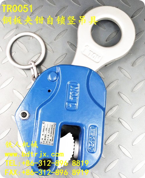 TR0051 Vertical Steel Plate Lifting Clamp