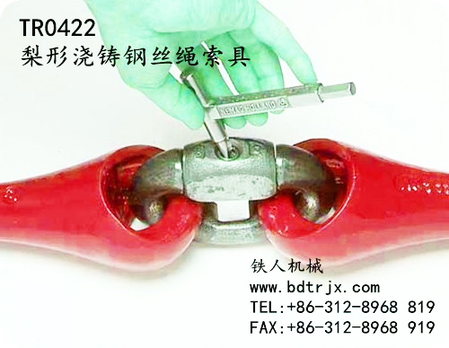 TR0422 Pear Shape Pouring Wire Rope Sling